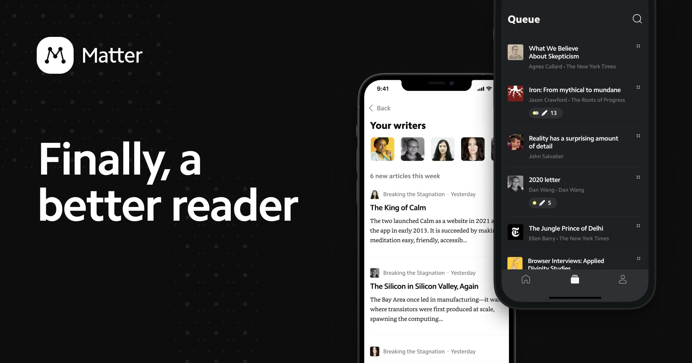 Matter reading app for saving articles and newsletters (source: og:image)