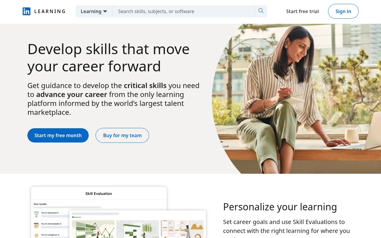LinkedIn Learning platform - Coursera alternative for career development