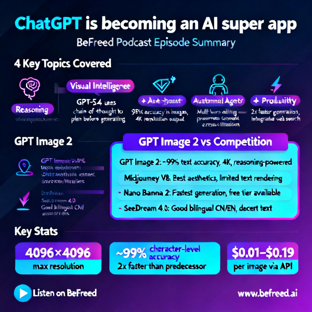 SeeDream 4.0 podcast infographic with text errors