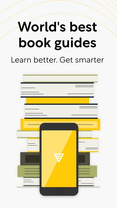Official Shortform app preview showing its in-depth book guides - Shortform vs Blinkist